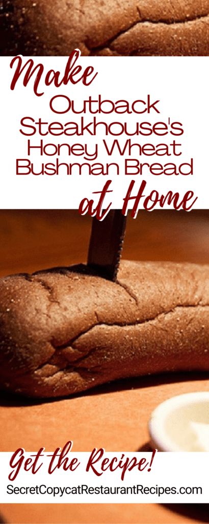 Steakhouse Bread Recipe, Bushman Bread, Outback Bread, Outback Recipes, Brown Bread Recipe, Steakhouse Recipes, Rye Bread Recipes, Honey Wheat Bread, Wheat Bread Recipe