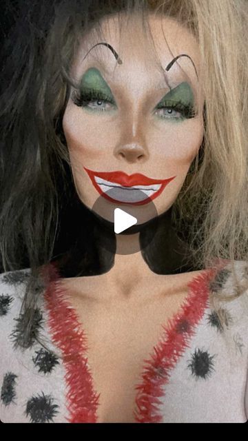 𝙱 𝚁 𝚄 𝚇• 𝙱 𝙴 𝙰 𝚄 𝚃 𝚈 on Instagram: "Cruella De Vil makeup -1961" Cruella Makeup, Cruella Deville Makeup, Fun Office, Cruella Deville, Spooky Party, Heavy Lifting, Viral Pins, Makeup Tutorial, Halloween Costumes