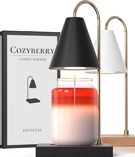 Amazon.com: CozyBerry® Candle Warmer Lamp, Compatible with Yankee Candle Large Jar, Candle Lamp, Dimmable & Timer Candle Melter for Scented Candle, Wax Melt, Small & Large Size Jar Candles (Wood Black, Timer) : Home & Kitchen Candle Heater, Candle Melter, Candle Lamps, Candle Warmer Lamp, Xmas List, Jar Candles, Candle Warmer, Large Jar, Candle Lamp