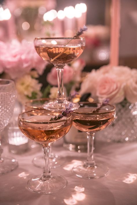 Peony Party, Lavender Cocktail, Butterfly Garden Party, Peony Candle, Princess Life, Wedding Drinks, Wedding Champagne, Champagne Tower, Birthday Inspo