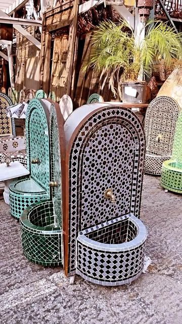 Badia Design on Instagram: "Let your outdoor shine even in the Fall 🍁. Come check out our revamped outdoor area, Monday-Saturday 10am-5pm! • • • • #BadiaDesign #HomeDecor #OutdoorArea #MoroccanStyle #Mosaic #Planters #outdoortable #balconydecor #GardenDecor #Moroccan #Vases #BohoDecor #FallDecor #fallonathome #moroccanhome #Gardens #Reels #homesofinstagram #DecorBlog" Mosaic Planters, Walkways Paths, Moroccan Homes, Indoor Patio, Balcony Decor, Moroccan Style, Decorating Blogs, In The Fall, Outdoor Area