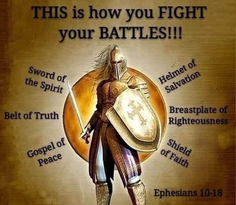 Spiritual Warfare Quotes, Breastplate Of Righteousness, Helmet Of Salvation, Belt Of Truth, Woord Van God, Spiritual Warfare Prayers, Shield Of Faith, Ayat Alkitab, Bible Facts