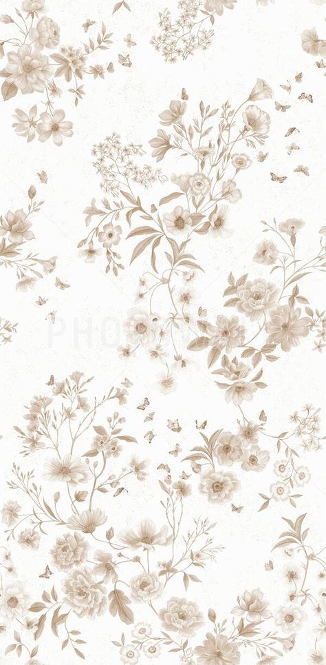 Bedroom wallpaper beige