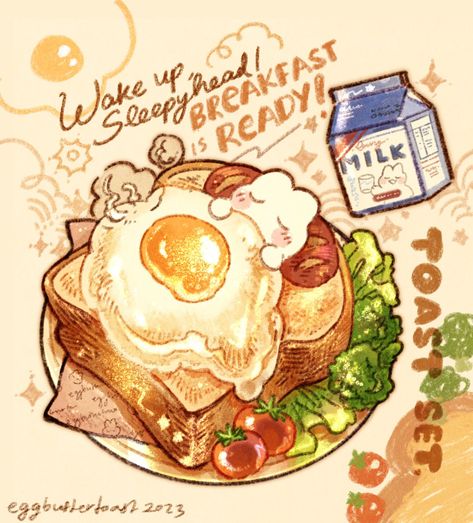 Drawing Eating, Ghibli Food, Dessert Drawing, Food Lettering, Chibi Food, Food Doodles, 귀여운 음식 그림, Foodie Art, Food Sketch