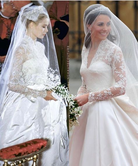 Princess Grace Wedding Dress, Grace Kelly Wedding Dress, Grace Wedding Dress, Grace Kelly Wedding, Looks Kate Middleton, Kate Middleton Wedding, Princess Grace Kelly, Royal Wedding Dress, Pretty Wedding Dresses