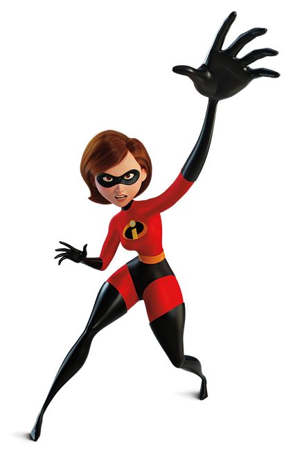 Elastigirl (real name Helen Parr), also known as Mrs. Incredible, is the deuteragonist in Disney/Pixar's 2004 film The Incredibles and is the protagonist in its 2018 sequel. Prior to marrying Mr. Incredible, Elastigirl seemed to have a strong opinion, stating that she both planned to break the... Mrs Incredible, Disney Incredibles, Incredibles 2, Pixar Films, Disney Wiki, Pixar Characters, Davy Jones, Disney Infinity, Arte Disney