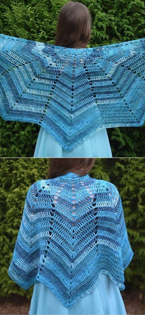 Asymmetrical Poncho Pattern, Star Shawl Crochet Pattern, Crochet Lace Shawl Pattern Free Easy, Crochet Shawls And Wraps Free Patterns, Cosy Crochet, Left Handed Crochet, Summer Poncho, Lace Shawl Pattern, Star Shawl