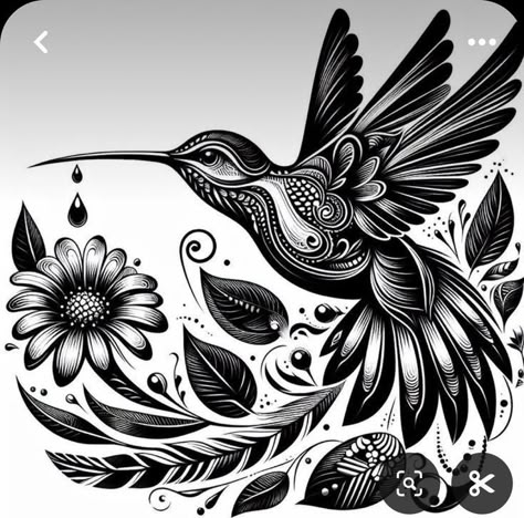 Black And White Hummingbird Tattoo, Flora And Fauna Art, Hummingbird Tattoo Black, Australia Tattoo, Art In Nature, Balance Tattoo, Knuckle Tattoos, Detailed Tattoo, Hummingbird Tattoo