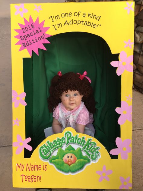 Baby Cabbage Patch Cabbage Patch Doll Halloween Costume, Cabbage Patch Doll Birthday Party, Diy Cabbage Patch Doll Costume, Cabbage Patch Party Ideas, Cabbage Patch Birthday Party, Cabbage Patch Baby Costume, Cabbage Patch Doll Costume, Jj Photos, Cabbage Patch Kids Costume