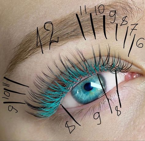 Eyelashes Mapping, Color Eyelash Extensions, Eyelash Extensions Styles, Lash Extensions Styles, Great Lash, Perfect Eyelashes, Eyelash Extentions, Faux Lashes, Beauty Therapy