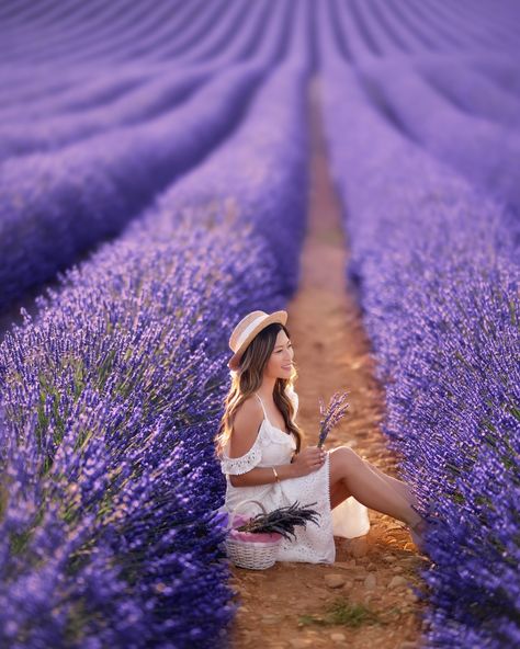 Valensole Lavender Fields France, Lavender Fields Photography, Provence Lavender, Flower Photoshoot, Shotting Photo, Photographie Portrait Inspiration, Lavender Field, Lavender Farm, Fields Photography