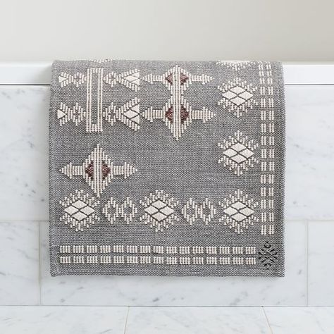 bath mat | West Elm Master Bath Rugs, Mat Ideas, West Elm Kids, Cotton Bath Mats, Boho Bathroom, Bath Mat Rug, Pottery Barn Teen, Key Details, West Elm