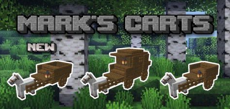 Minecraft Horse-drawn carts Minecraft Horse Breeding Chart, Minecraft Horse Cart, Minecraft Horse Mods, Minecraft Cart, Minecraft Horse, Horse Cart, Horse Carriage, Horse Drawn, Horse Breeds