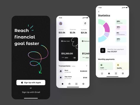 Dashboard Mobile, Driver App, Studio Marketing, Mobile App Design Inspiration, Motivation App, App Interface Design, App Design Inspiration, Mobile Banking, App Interface