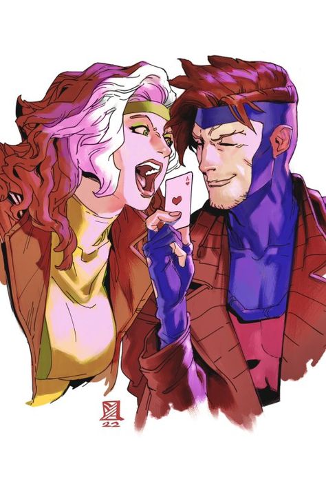 Rouge Xmen, Rogue And Gambit, Deadpool Y Spiderman, Gambit X Men, Xman Marvel, Gambit Marvel, Marvel Rogue, Rogue Gambit, Marvel Couples