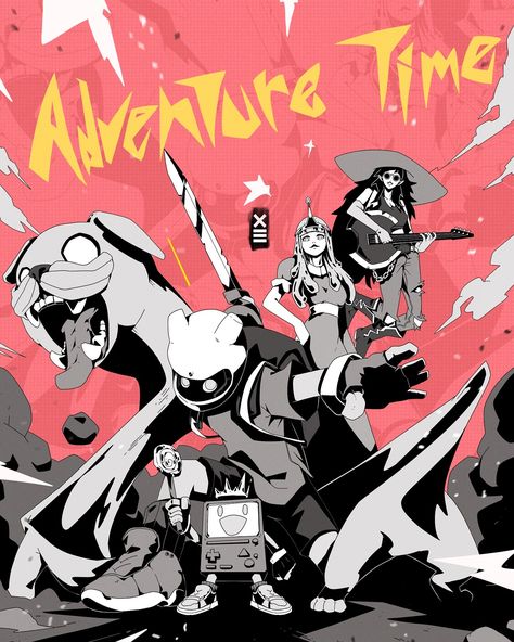 My good old Adventuré time fan art series ❤️🎨❤️ this is Adventure time but set in a Diesel Punk world 🔥🏍️🛵 . . . . . . . . . #artlover #adventuretime #adventuretimefanart #fanart #seaartist #procreateartwork #procreateartworks #characterdesigns #conceptarts #conceptartwork #ipadartist #alextsai13 • drawing • art• fan art • painting • modern art• cartoon art • pop art • digital • print Adventure Time Fan Art, Adventure Time Fanart, Art Painting Modern, Superflat, Motorcycle Illustration, Final Boss, Art Fan, Diesel Punk, Painting Modern Art