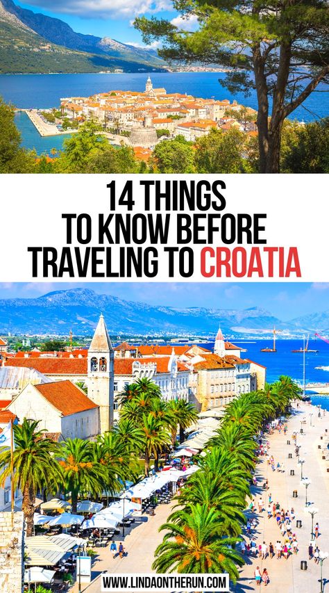 14 Things To Know Before Traveling To Croatia Croatia Bucket List, Things To Do In Croatia, Balkan Travel, Bff Travel, Travel Croatia, Croatia Travel Guide, Balkans Travel, Beautiful Adventure, European Travel Tips