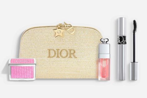 Limited-Edition Makeup Set with Pouch | DIOR UK Dior Makeup Set, Dior Makeup Bag, Dior Gift Set, Sephora Dior, Makeup Pallettes, Makeup Christmas Gifts, Dior Gift, Makeup Gift Set, Dior Shop