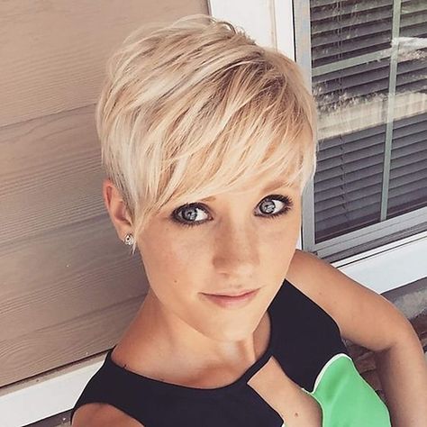 Short Blonde Pixie, Hair Mascara, Pixie Hair, Hair Styles 2017, Hair Color For Women, Short Pixie Haircuts, Short Pixie Cut, Short Haircut, Short Blonde