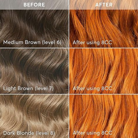 Madison Reed Radiant Hair Color Kit, Dark Copper Blonde for 100% Gray Coverage, Ammonia-Free, 8CC Matera Marigold, Permanent Hair Dye, Pack of 1 #AD Golden Copper Blonde Hair, Dark Copper Blonde, Golden Copper Blonde, Copper Blonde Hair Color, Copper Blonde Hair, Madison Reed, Botox Face, Feeling Healthy, Beard Straightening