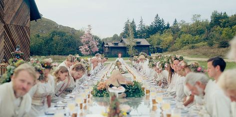 Midsommar Cinematography, Midsommar Party, Beautiful Cinematography, Movie Journal, Pretty Movie, Will Poulter, Film Journal, Personal Investigation, Sweden Travel