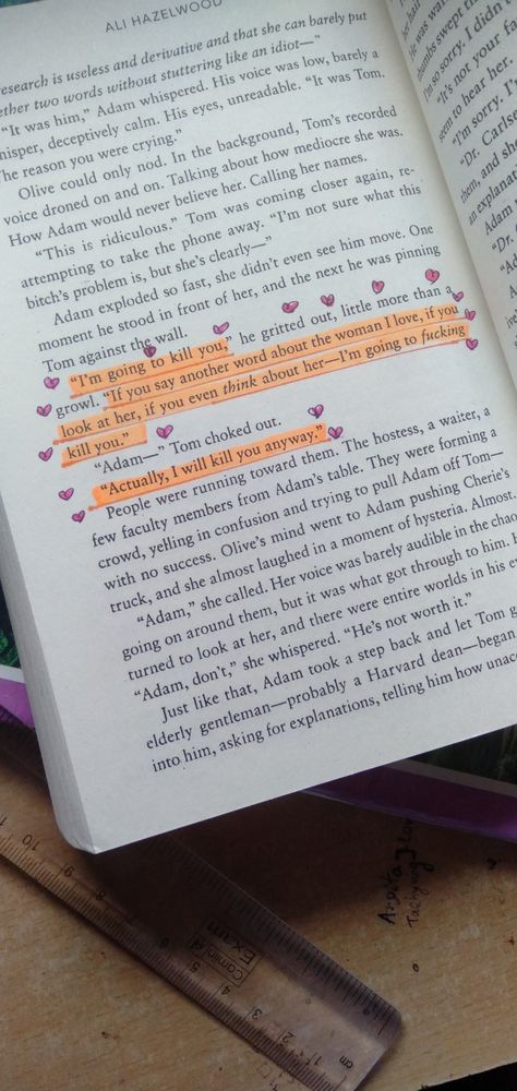 Book annotations Ali Hazelwood The Love Hypothesis, Love Hypothesis Book Quotes, Annotating The Love Hypothesis, Adam And Olive The Love Hypothesis, Books Like The Love Hypothesis, The Live Hypothesis, Love Hypothesis Annotations, Ali Hazelwood Quotes, Ali Hazelwood Fanart