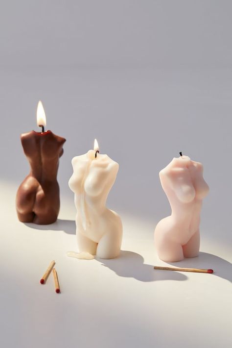 Muse Candle, Sculpture Decor, Vegan Candles, Human Form, Aesthetic Bedroom, Wax Candle, Handmade Candles, Apartment Ideas, Diy Candles