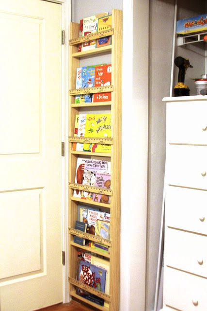 Kids Room Bookshelves, Book Display Shelf, Narrow Bookshelf, Knitting Room, Classroom Interior, Flooring For Stairs, Wall Shelves Design, Photography Book, Wall Bookshelves