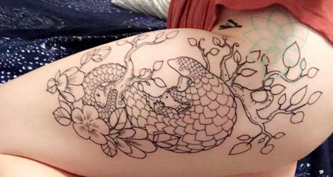 Pangolin Tattoo Pangolin Tattoo, Crazy Tattoos, Tattoo Traditional, Weird Tattoos, Japanese Tattoo Art, Scientific Illustration, Tattoo Inspo, Japanese Tattoo, Tattoo Idea