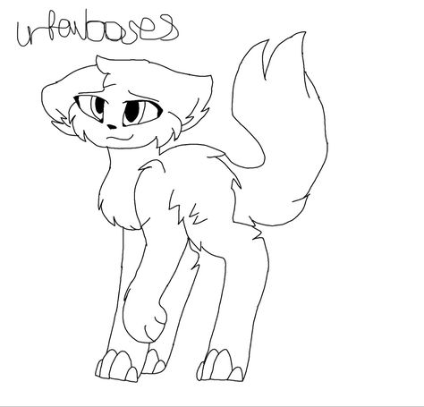 Wolf Base, Dragon Base, Wolf Sketch, Cat Drawing Tutorial, Warrior Cat Drawings, Unicorn Wallpaper, Fox Art, Warrior Cat, Art Base