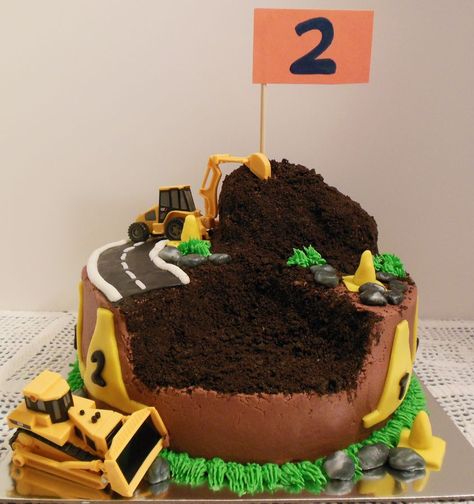 Construction Cake Excavator Birthday, Digger Cake, Construction Birthday Cake, Tractor Cake, Construction Cake, Truck Cake, Truck Cakes, Boy Cake, Construction Trucks