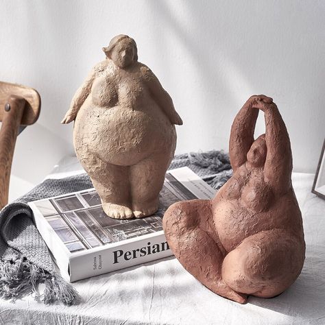 Fat Woman Sculpture Resin Abstract Fat Lady Figurines Nordic Creative Woman Ornament Home Decoration Room Table Craft Gifts - AliExpress Mobile Diy Aromatherapy Candles, Diy Aromatherapy, Yoga Decor, Silicone Candle Molds, Main Game, Candle Molds, Aromatherapy Candles, Sculptures & Statues, Aesthetic Room Decor