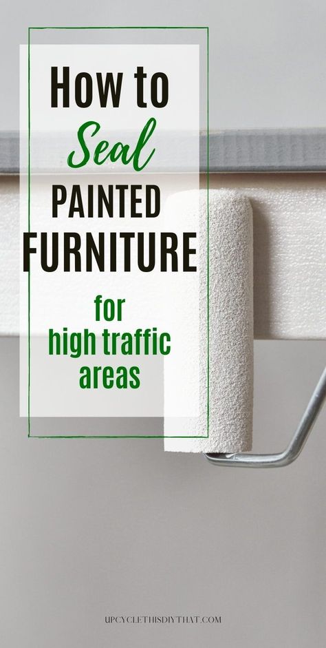 You have just found the best place if you want to learn how to seal painted furniture or wood for high traffic areas. Here is a list of the best products that will protect your items from damage, spills, and everyday wear and tear. Come find out more about what you need to know to best protect your wooden or painted surfaces from high traffic. Click through for more details! How To Seal Painted Furniture, Seal Painted Furniture, Remake Furniture, Appliance Makeover, Paint Lessons, Diy Furniture Repair, Decorate House, Indoor Paint, High Gloss Furniture