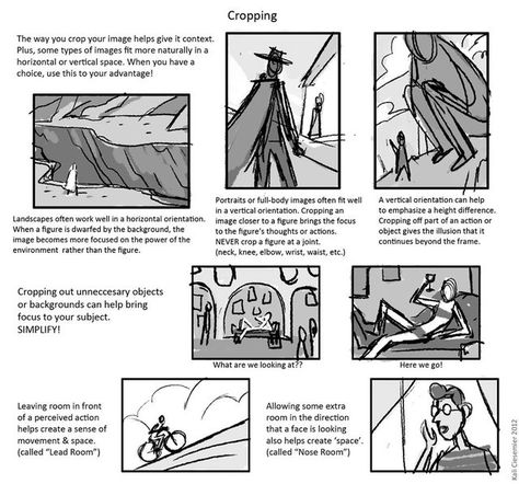 Storyboard Tips, Storyboard Inspiration, Comic Making, Art Handouts, Drawing Help, Technology Lessons, Comic Tutorial, Art Composition, Learning Tips