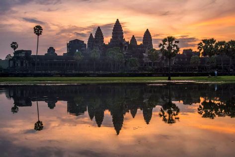 Angor Wat, Sunrises And Sunsets, Inspiring Pictures, Pacific Islands, Dawn And Dusk, Best Sunset, Trip Ideas, Travel News, Beach Bum