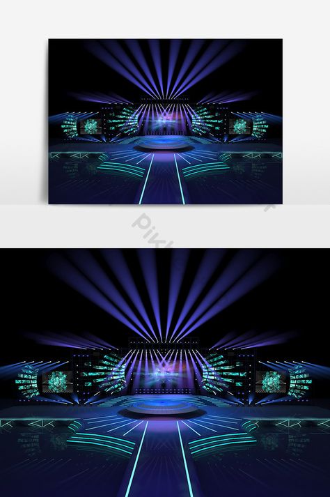 colorful annual concert stage design model renderings Award Show Stage Set Design, Brits Awards, Stage Concept, Event Launch, Stage Lighting Design, Stage Beauty, Stage Ideas, Concert Stage Design, Stage Designs