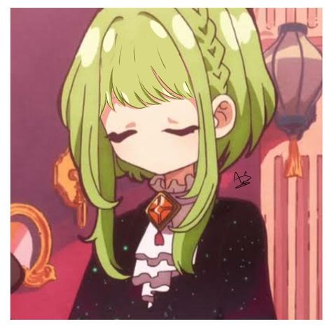 Sakura Nanamine Icon, Sakura Nanamine, Toilet Bound Hanako, Toilet Bound Hanako Kun, Alien Stage, Green Hair, Green, Hair, Anime