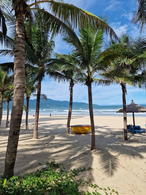 The best Da Nang Beaches, Vietnam — Helena Bradbury Da Nang Beach, Vietnam Beaches, Beaches In Vietnam, Vietnam Danang, Vietnam Photography, Vietnam Vacation, Trip To Vietnam, Vietnam Destinations, Beach Shacks