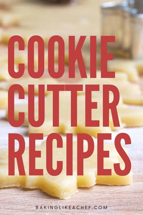 Butter Cookie Cutout Recipe, Xmas Baking Recipes, Simple Cookie Dough Recipe, Best Butter Cookie Recipe, Gingerbread Shortbread, Sugar Cookie Dough Recipe, Easy Cookie Dough, Best Biscuit Recipe, Recipes Using Cake Mix