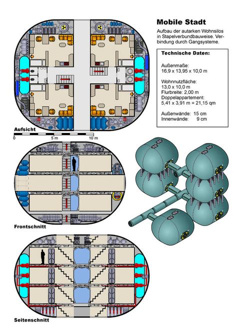 Paul-Muad-Dib - Hobbyist, Digital Artist | DeviantArt Spaceship Schematics, Star Trek Rpg, Underground Shelter, Doomsday Survival, Cyberpunk Rpg, Space Engineers, Underground Bunker, Architectural Floor Plans, Space Games