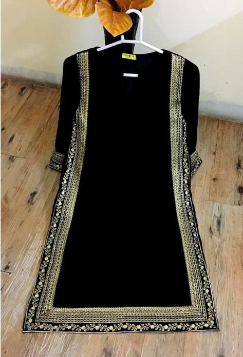 Black Velvet Shirt, Velvet Dress Designs, Pakistani Fashion Casual, Trendy Shirt Designs, Pakistani Fancy Dresses, Pakistani Dresses Casual, Pakistani Fashion Party Wear, Salwar Kamiz, Best Dress