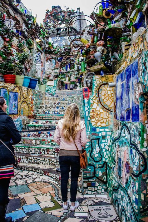 7 Awesome Things to Do in Philadelphia, Pennsylvania Philadelphia Things To Do, Spring Break Aesthetic, Philadelphia Magic Gardens, Things To Do In Philadelphia, Visit Philadelphia, Pennsylvania Travel, East Coast Travel, East Coast Road Trip, Create Change