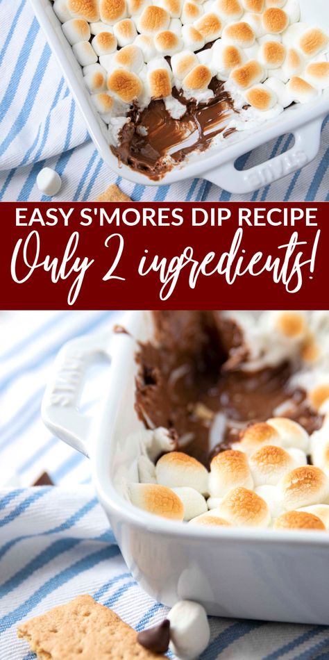 Smores dip is a quick and easy oven smores dip that takes just 2 ingredients to make. Pair with your favorite dippers and serve up a fantastic dessert. #passion4savings #smores #dip #dessert #ingredients #diprecipe #dessertdip #easy #smoresrecipe Oven Smores, Fantastic Dessert, Desserts Oreo, Summer Desserts Easy Healthy, Smores Dip, Dessert Summer, Homemade Snickers, Healthy Summer Desserts, Sweet Dips