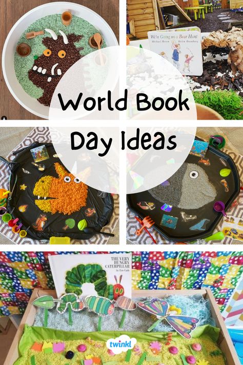 Bring your favourite books to life with these World Book Day Ideas. Book Day Activities Eyfs, World Book Day Activities Preschool, World Book Day Activities For Toddlers, World Book Day Ideas Activities, World Book Day Activities Eyfs, Book Day Activities, Communication And Language Eyfs, Book Day Ideas, National Book Day