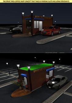 Tacos To Go, Food Containers Design, Container Coffee Shop, Drive Thru Coffee, Mobile Restaurant, Coffee Trailer, Container Cafe, Coffee Business, Coffee Shops Interior