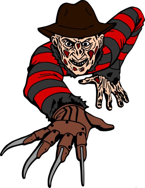 Crafting with Meek: Freddy Krueger Svg Freddy Krueger Claw Drawing, Freddy Krueger Pictures, Freddy Krueger Drawing, Jason Voorhees Drawing, Freddy Krueger Art, Horror Drawing, A Nightmare On Elm Street, Horror Movie Art, Elm Street