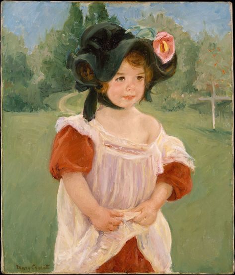 Mary Cassatt - Childhood in a Garden - 1901 - Paintings by Mary Cassatt - Wikimedia Commons Mary Cassatt Art, American Impressionism, Mary Cassatt, Impressionist Artists, Camille Pissarro, Edgar Degas, Painting Reproductions, Metropolitan Museum Of Art, Metropolitan Museum