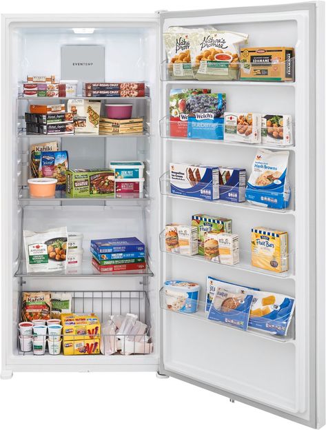 Frigidaire 20-cu ft Garage Ready Frost-free Upright Freezer (White) ENERGY STAR Lowes.com Column Refrigerator And Freezer, Column Refrigerator, Undercounter Refrigerator, Fridge Top, Interior Organization, Single Wall Oven, Gas Dryer, Portable Washer, Front Loading Washing Machine