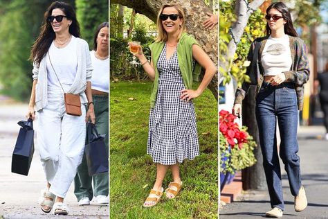 Cozy Shearling-Lined Birkenstock Sandals Are on Sale from $66 for a Limited Time Reese Witherspoon Instagram, Birkenstock Styles, Suede Clogs, Tv Sport, Sports Awards, Birkenstock Sandals, Crystal Rose, Reese Witherspoon, Katie Holmes