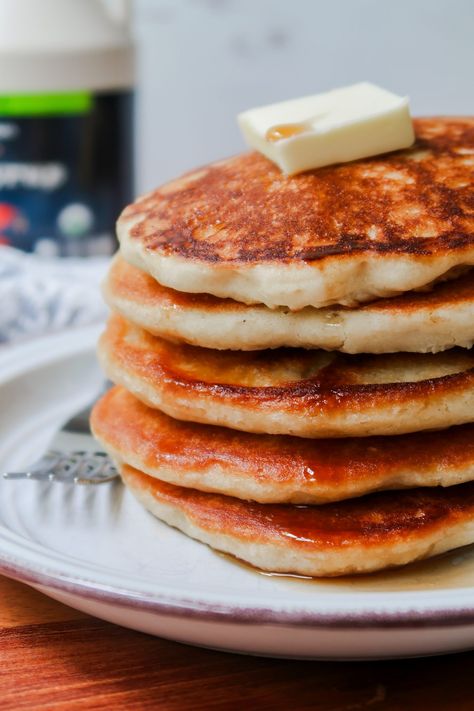 Gluten Free Sourdough Pancakes - Sourdough Discard Recipes Gluten Free Sourdough Discard Pancakes, Gluten Free Sourdough Pancakes, Gf Pancake Recipe, Gf Pancakes, Gluten Free Sourdough Starter, Sorghum Flour, Sourdough Pancakes, Brown Rice Flour, Gluten Free Sourdough